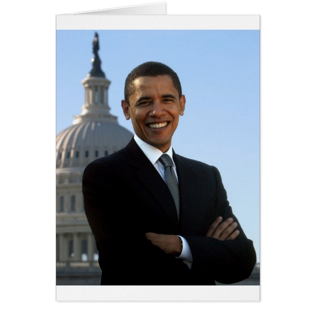 Cartão Barack Obama (Frente)