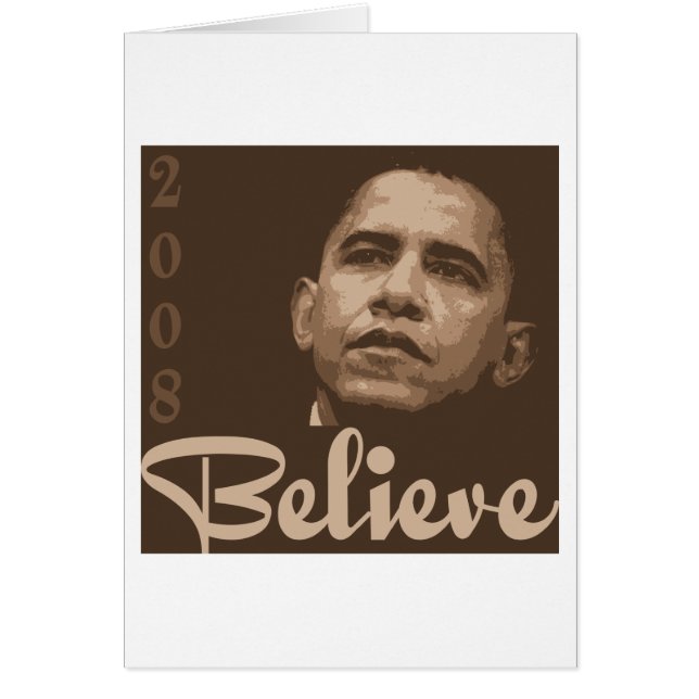 Cartão barack Obama (Frente)