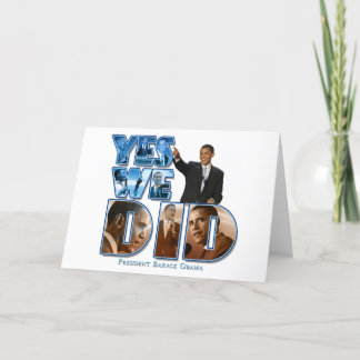 Cartão Barack Obama