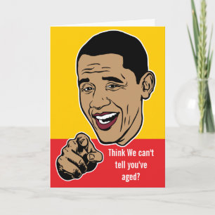 Cartão Barack Obama Personalized Card