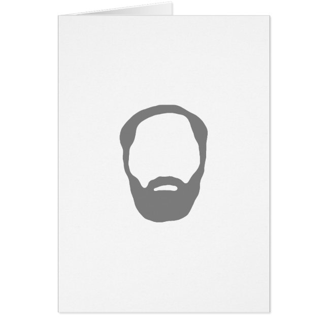 Cartão barba (Frente)