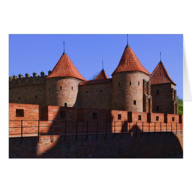 Cartão Bárbaro, Varsóvia, Polônia (Frente Horizontal)