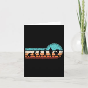 Cartão Barbecue de Churrasco de Evolução Engraçado