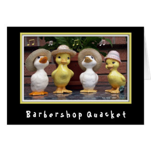 Cartão Barbeiro Quacket