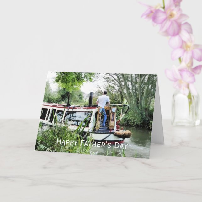 CARTÃO BARCAÇAS DE CANAL (Orquídea)