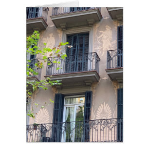 Cartão Barcelona Balconies