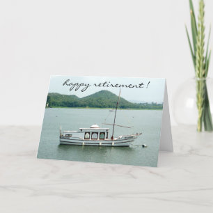 Cartão barco aposentado
