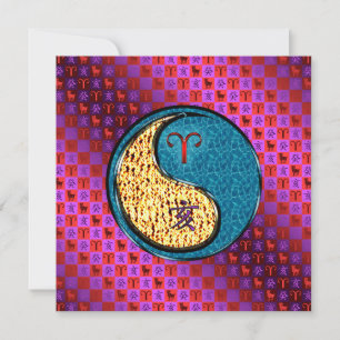 Cartão Barco Aries & Água