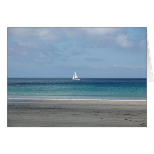Cartão Barco de vela