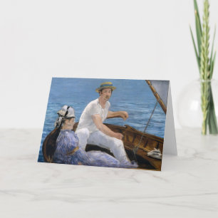 Cartão Barco   Édouard Manet