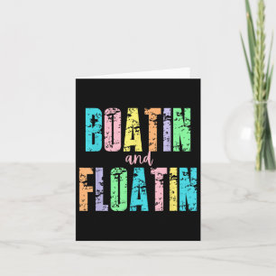 Cartão Barco Fluvial De Verão De Boatin E Floatin