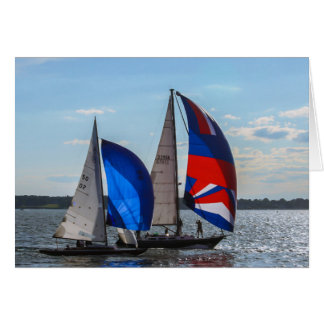 Cartão Barcos à vela