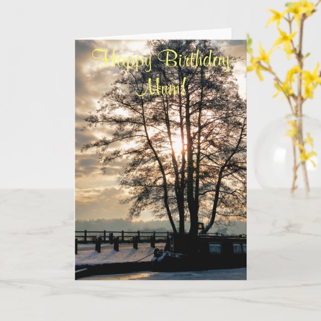 CARTÃO BARCOS CANAIS (Flor Amarela)