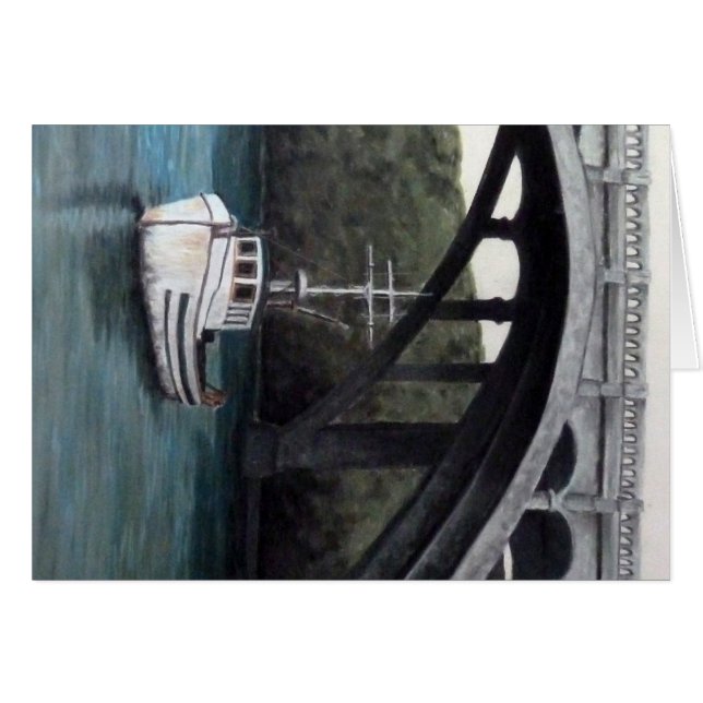 Cartão Barcos de Pesca do Golfo de Depo (Frente Horizontal)