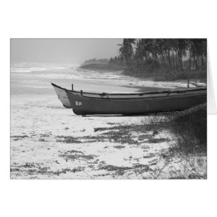 Cartão Barcos de Pesca Goa India
