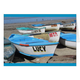 Cartão Barcos De Pesca Mazatlan