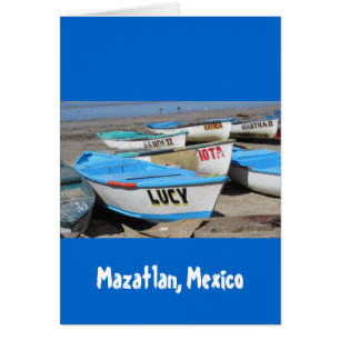 Cartão Barcos De Pesca Mazatlan