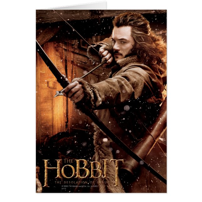 Cartão BARD BOWMAN™ e Characters Movie Poster (Frente)