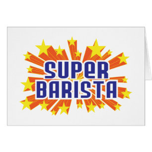 Cartão Barista super