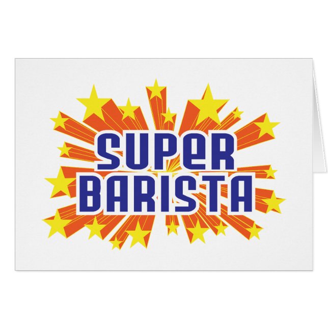 Cartão Barista super (Frente Horizontal)