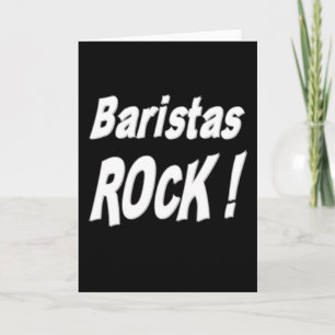 Cartão Baristas Rock! Greeting Card