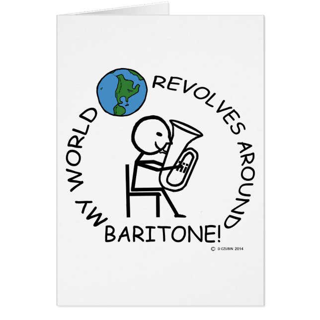 Cartão Baritone - O Mundo Revola-se (Frente)