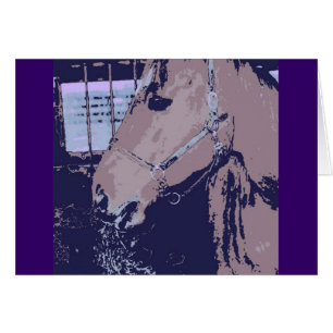 Cartão Barn Horse Pop Art