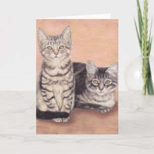 Cartão Barn Kittens Greeting Card by Charlotte Yealey