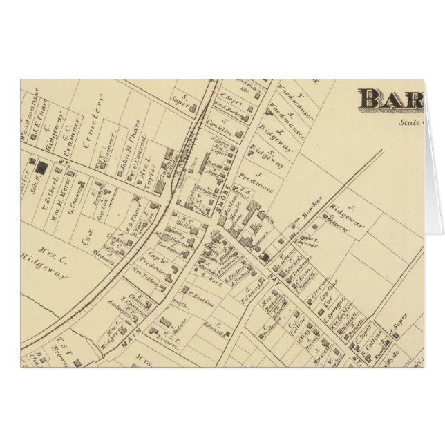 Cartão Barnegat, New Jersey 2 (Frente Horizontal)