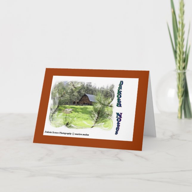 Cartão Barns Note-Card (Frente)