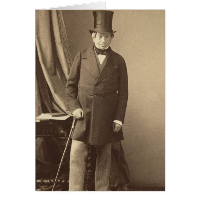 Cartão Baron James Rothschild (Frente)