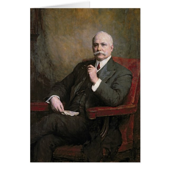 Cartão Baronet do senhor Edward Hopkinson Holden Primeiro (Frente)