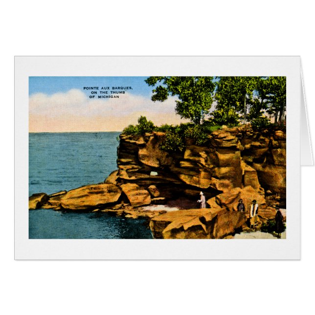 Cartão Barques auxiliares de Pointe do polegar de (Frente Horizontal)