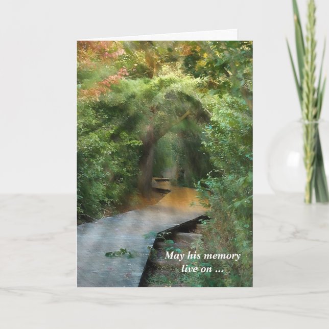 Cartão Barragens de sol simpáticas na floresta (Frente)