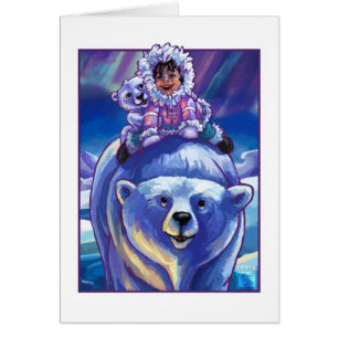 Cartão Barramento do Urso Polar