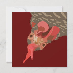 Cartão Barred-Rock Hen