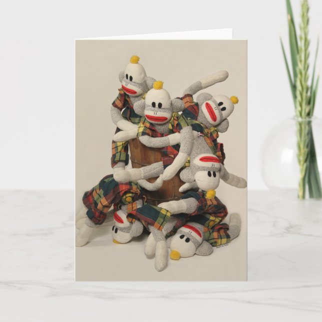 Cartão Barrel of Monkeys Blank (Frente)