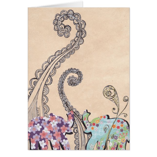 Cartão Barriga de Elly (Frente)