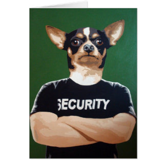 Cartão Barry, a guarda de segurança