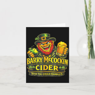 Cartão Barry mccockiner mcconconner pub irlandês santo en