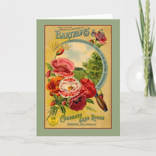 Cartão Barteldes Colorado Seed Company Art Cards (Frente)