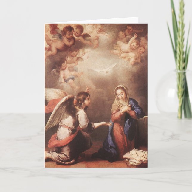 Cartão Bartolome Murillo - The Anunciation (Frente)