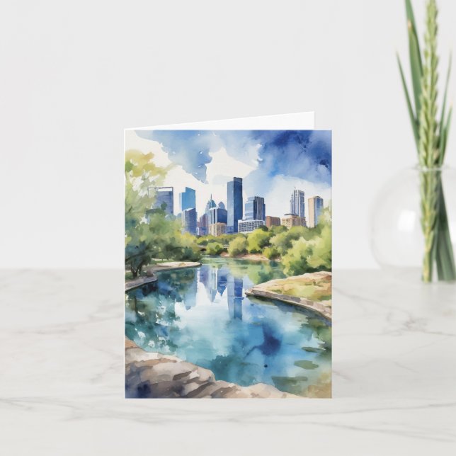 Cartão Barton Primavera Austin Texas (Frente)