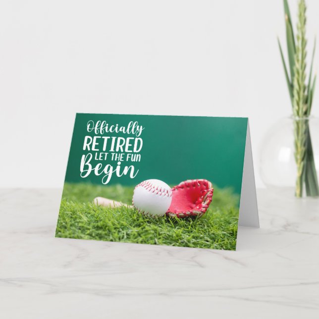 Cartão Baseball A Home Run Farewell: Reforma Baseball (Frente)