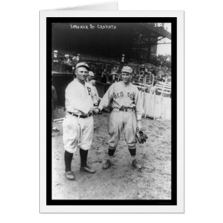 Cartão Baseball Auto-falante Red Sox 1915