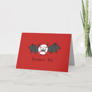 Cartão Baseball Bat - Funny Baseball Bat Pun Card
