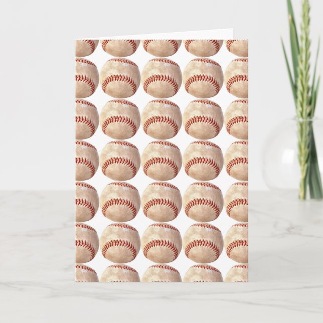 Cartão Baseball Greeting Card (Frente)