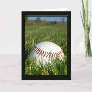 Cartão Baseball greeting card