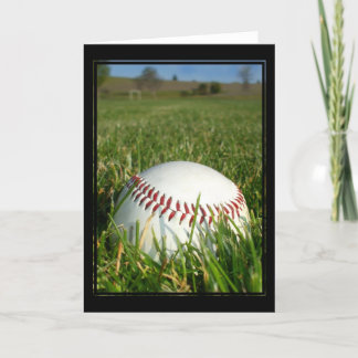 Cartão Baseball greeting card