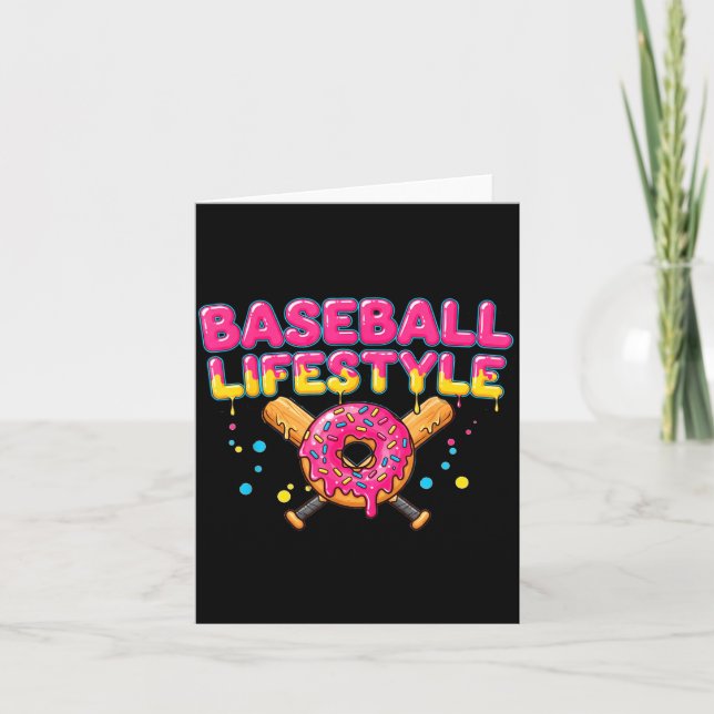 Cartão Baseball Lifestyle 101 Apparel Youth Drip Baseball (Frente)